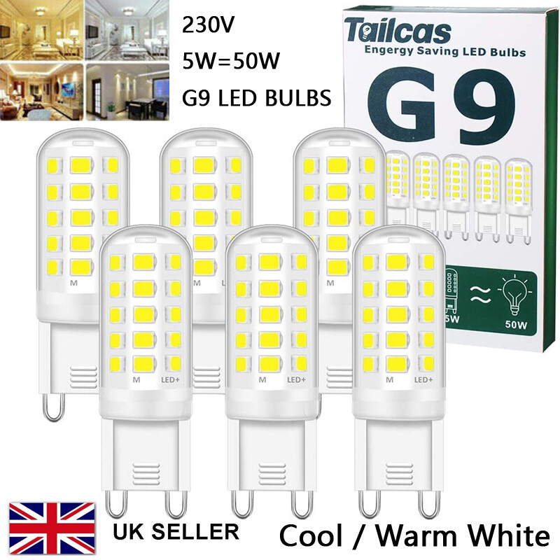 Warm White 3000K Actual 2700K,6x G9 LED Standard Light Bulbs Long Life Energy — image 6