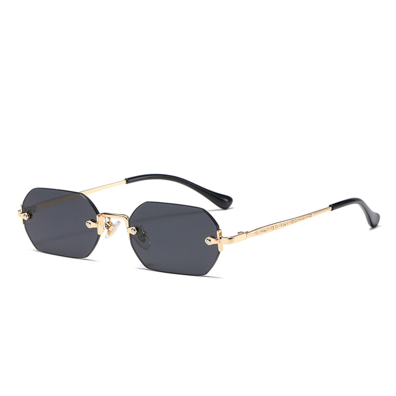 Title 6, Personalized Fashion Polygon Rimless Sunglasses