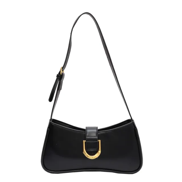 Small Bag Women's Bag Niche Design One Shoulder Underarm Bag Baguette Bag Ladies Backpack Black - Shop at LoveMi