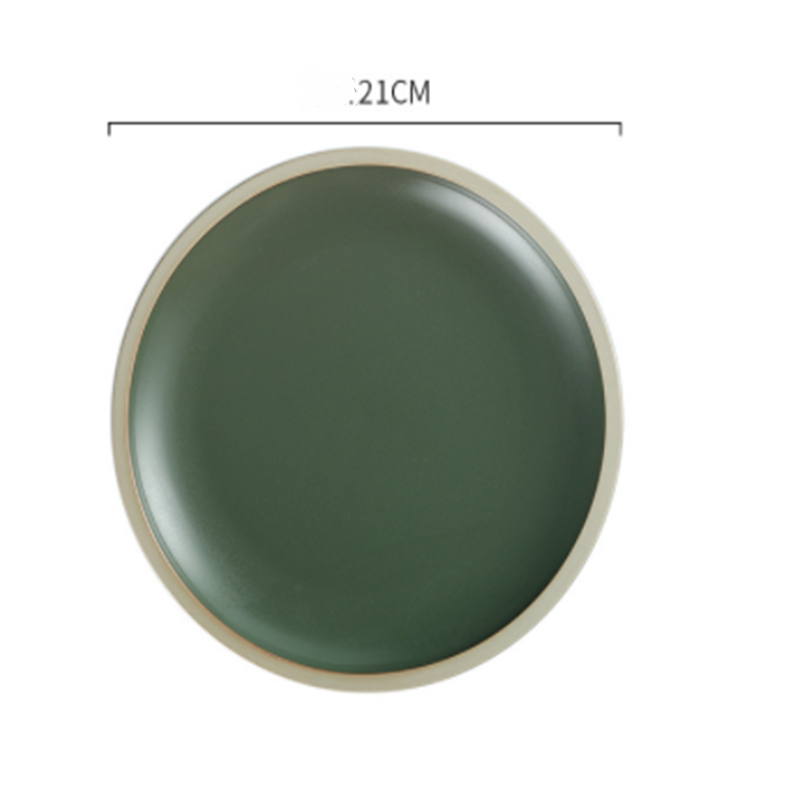 Title 4, Morandi Ceramic Matte Western Dinner Plate Hous...