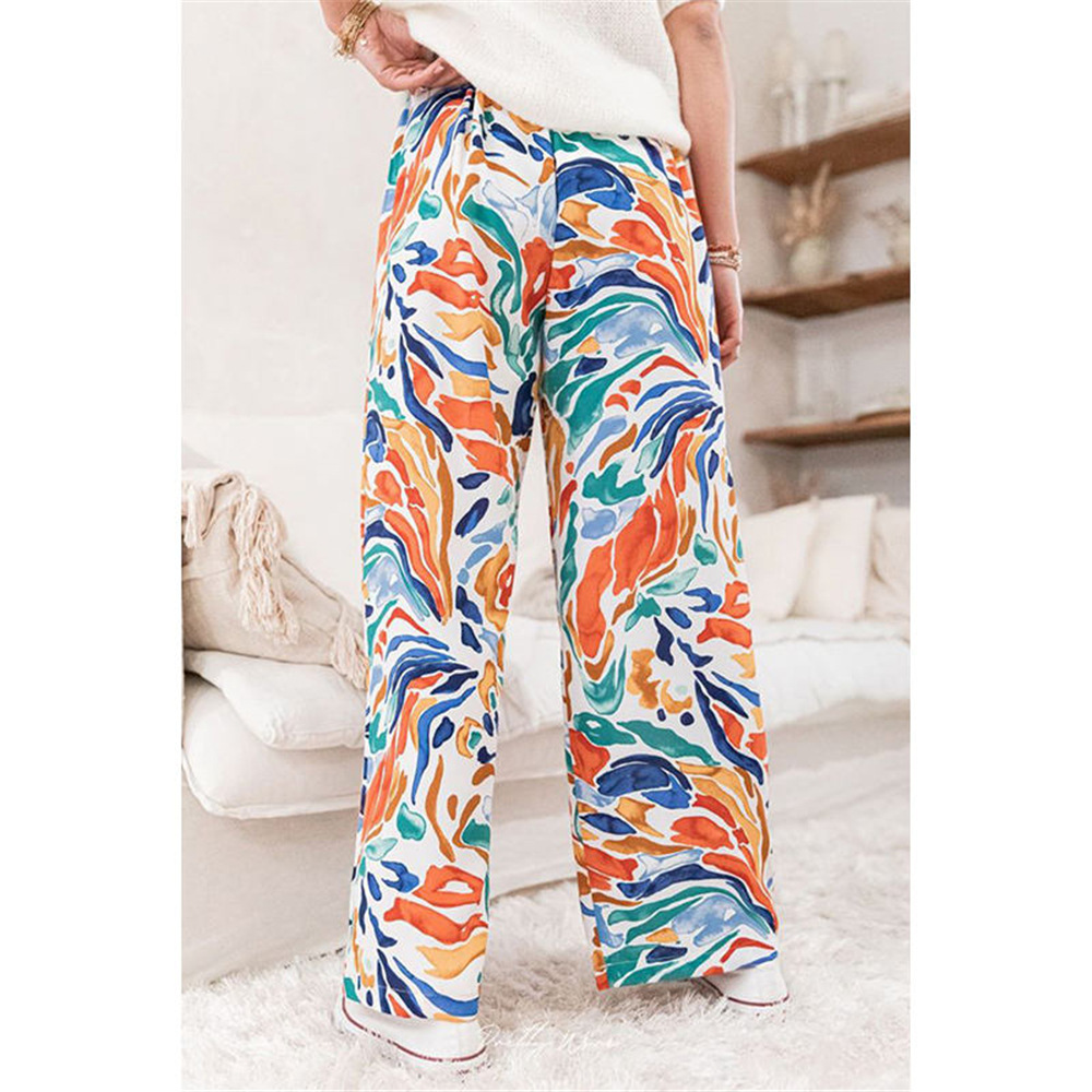 Title 2, Foreign Trade Color Printing Trousers Casual Wi...