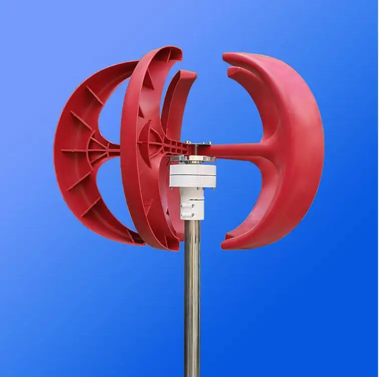 300W Red Lantern Shaped Miniature Wind Turbine Generator Set