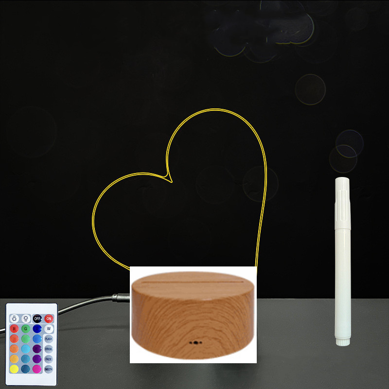 3D Acrylic Board Handwriting Message Board LED Light - Image 36