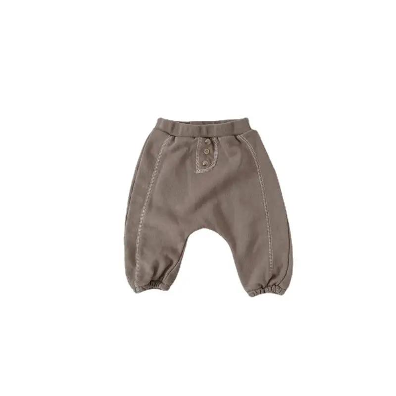 Harem Pants Solid Color Cotton Children's Pants