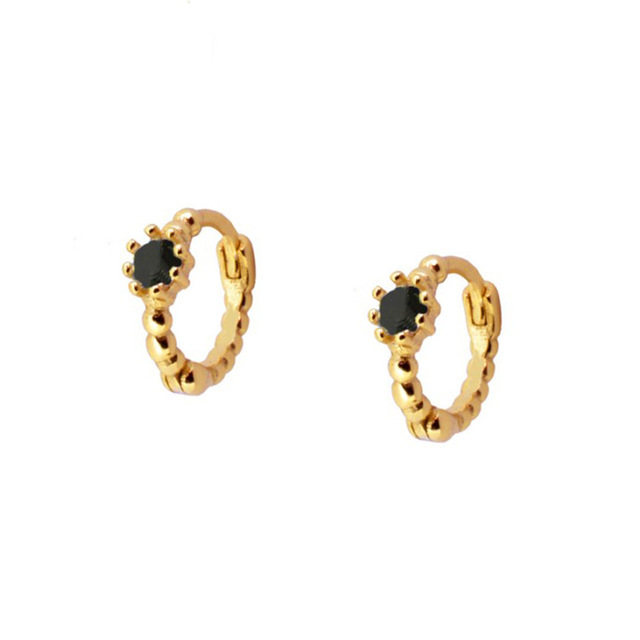 Title 3, Diamond Studded Ear Buckle S925 Versatile Earri...