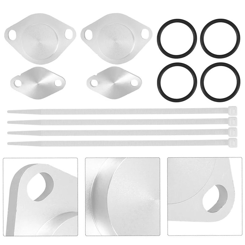 EGR Valve Blank Plate Kit For Land Rover Discovery 3 Range Rover Sport TDV6 G