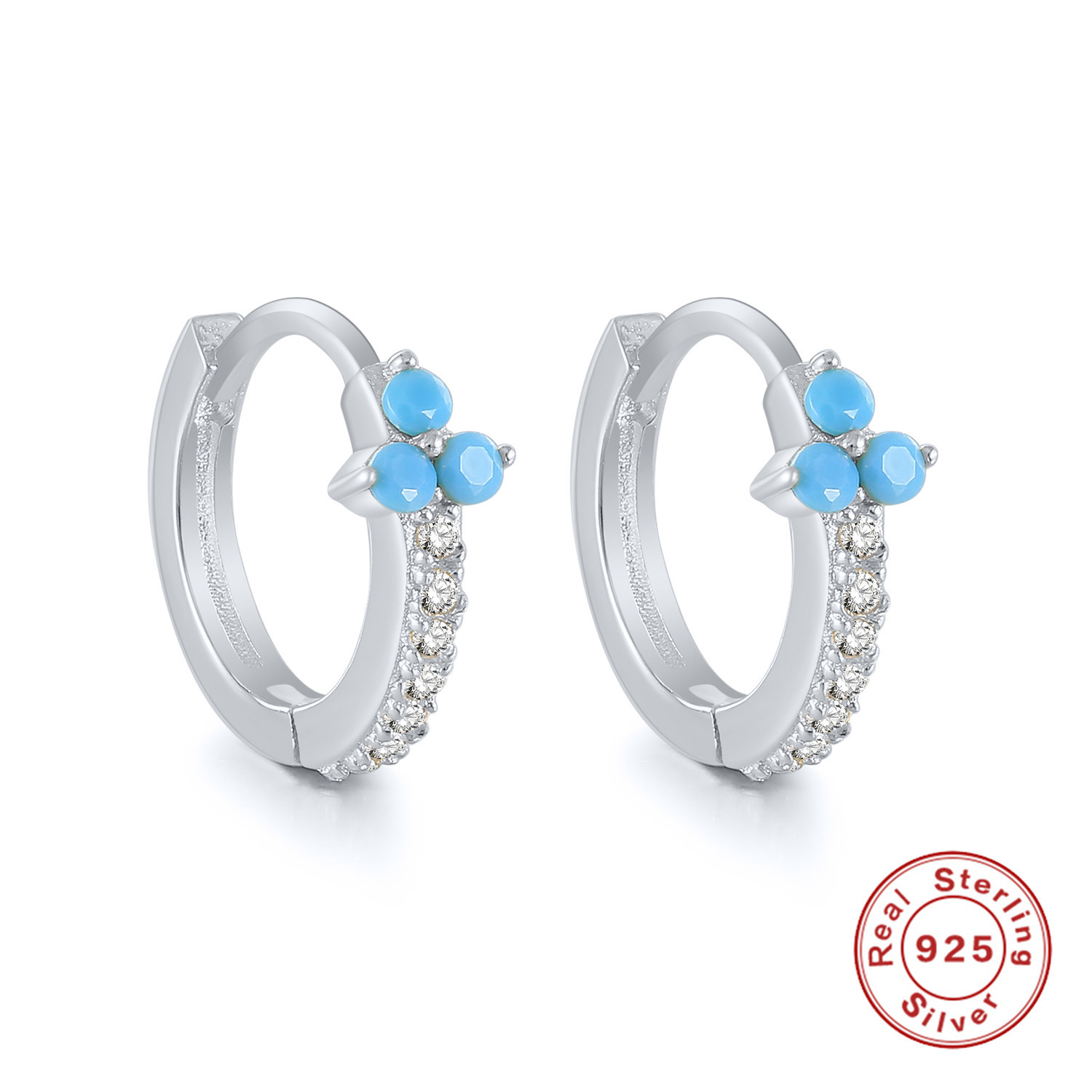 Title 6, Boucles doreilles S925 en argent sterling styl...