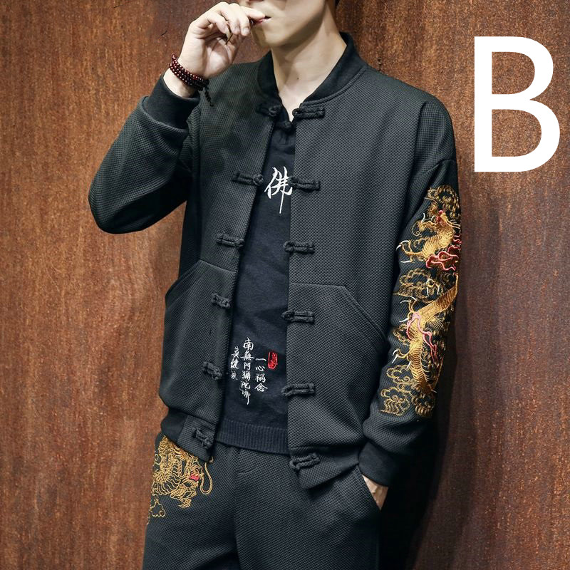 Coat Retro Style Hanfu Men's Suit