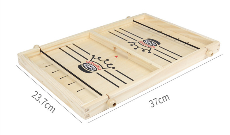 Jeu d'échecs bumper en bois — Jeu interactif parent-enfant 2