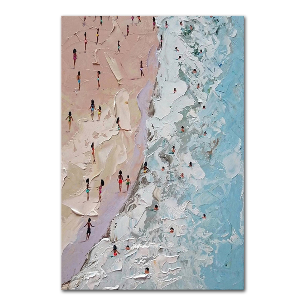 Beach Oil Canvas Wall Art, picture 9 of 12