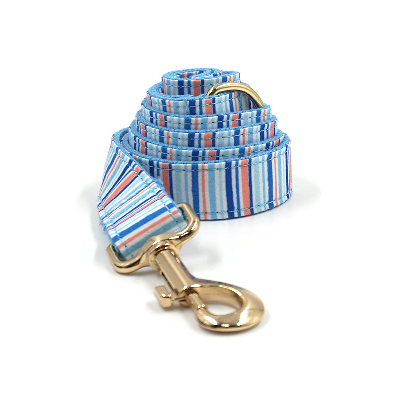 Striped Print Pet Chest And Back Leash Bow Trash Bag Set Leash - Shop at LoveMi