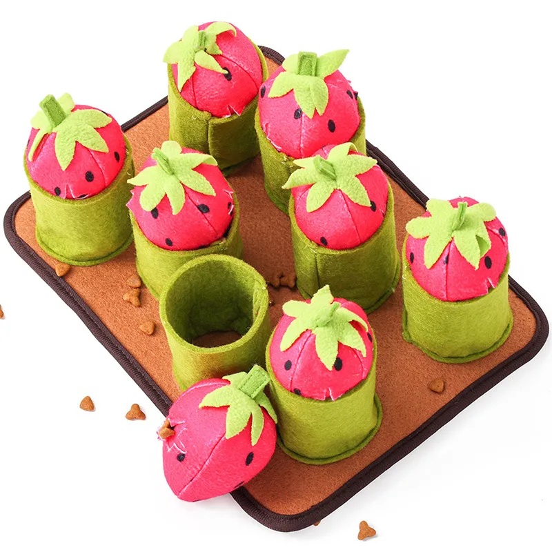 Pulling Out Strawberries Is Good For Intelligence And Smell - Light Brown