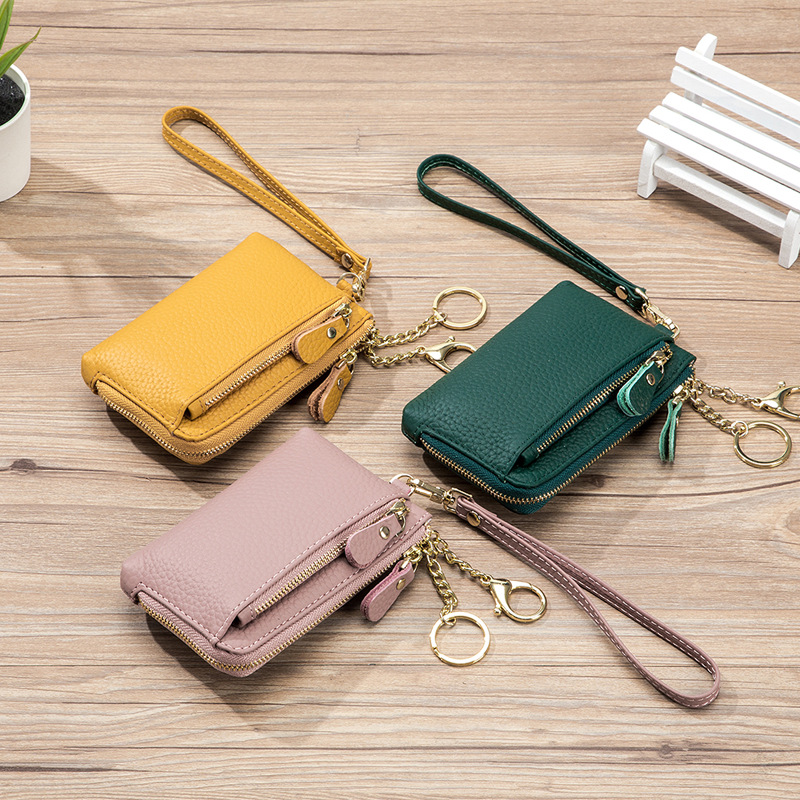 Title 1, Multi-functional Leather Womens Mini Hand Purs...