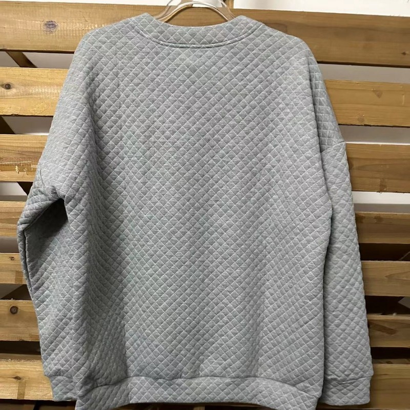 Winter New Leopard Splicing Drop Shoulder Zipper Sweater For Women