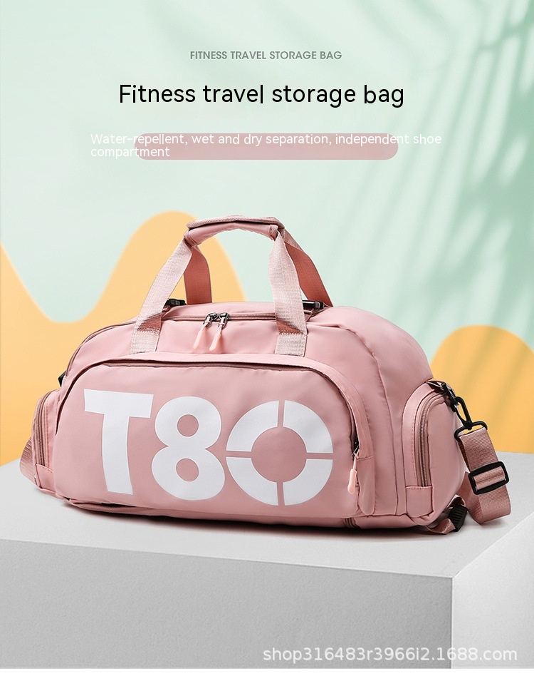 Multi-functional Sports Gym Bag with Wet Dry Separation and Shoe Compartment