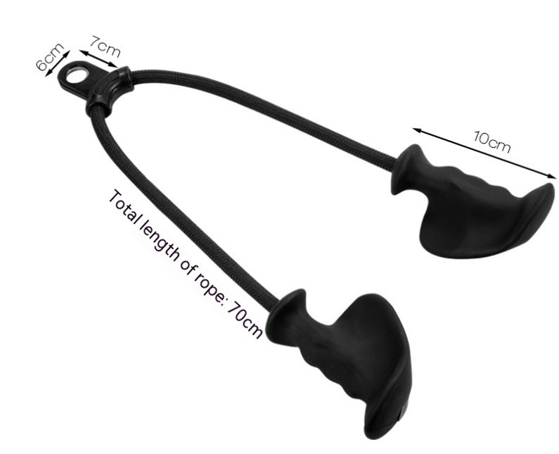 New Triceps Muscle Trainer Biceps Pulling Rope Double-headed Rope - Image 5