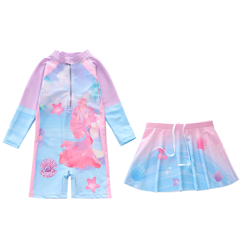 Title 8, Suit Long Sleeve Beach Girls Swimwear