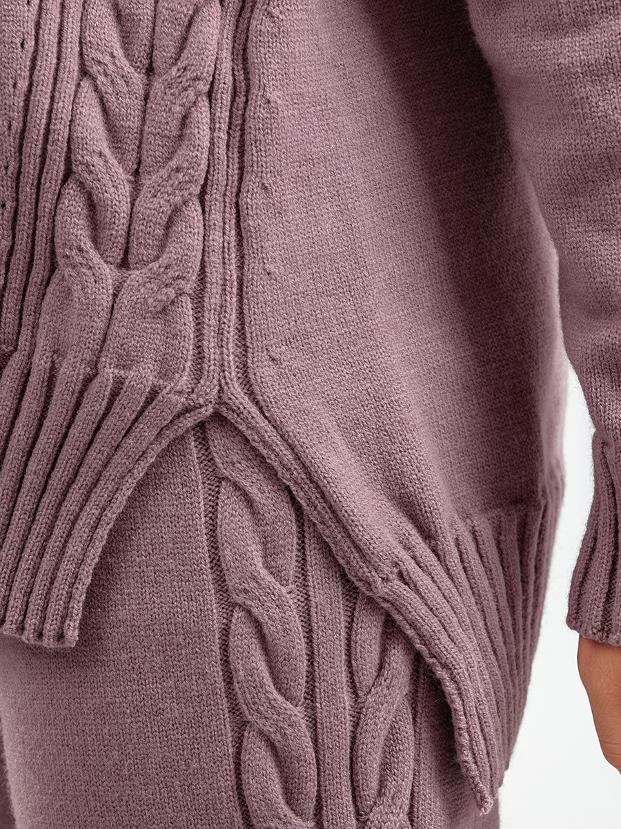 Knitted Wide-leg Pants Sweater Suit