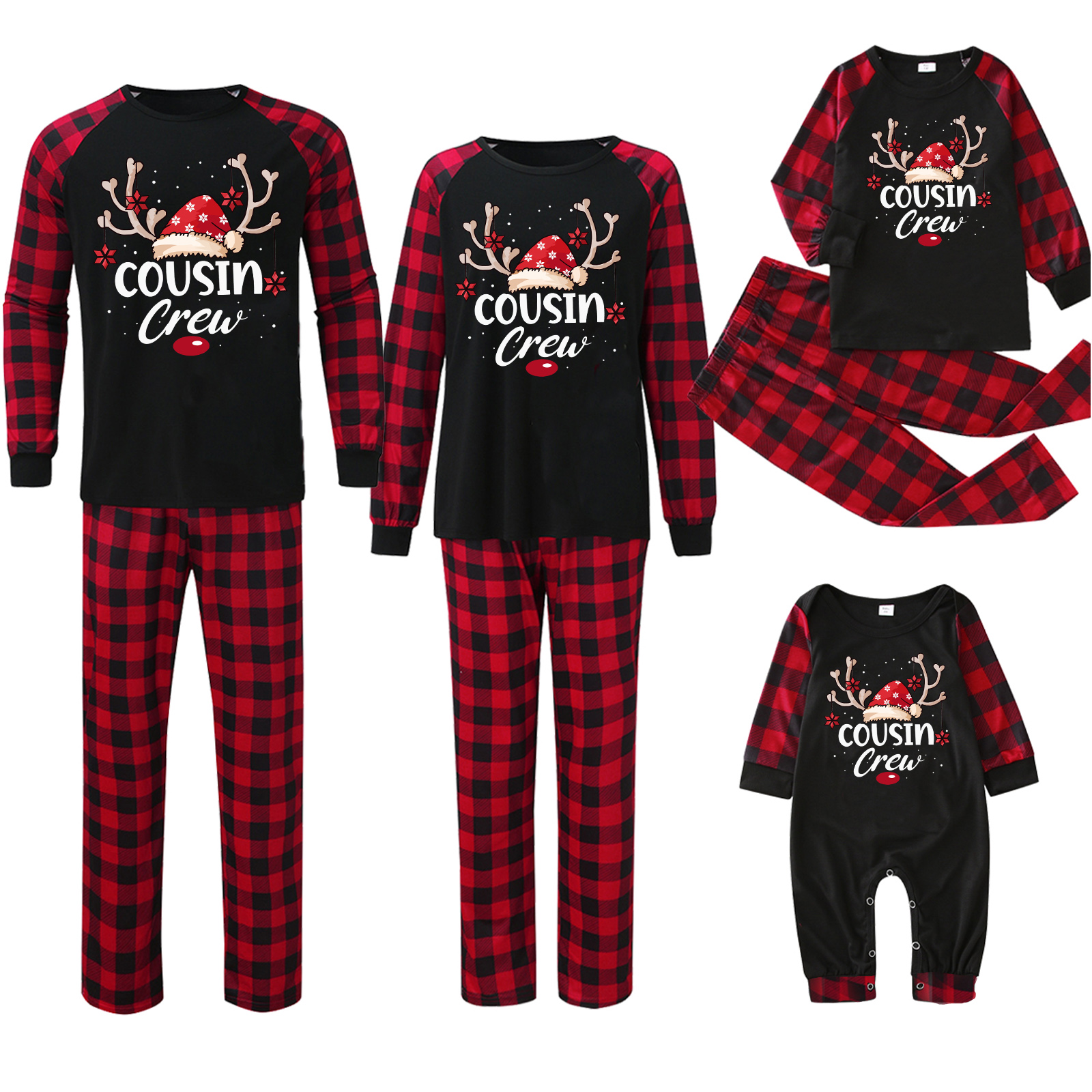 Title 7, Weihnachtliches Familien-Pyjama-Set für Eltern ...