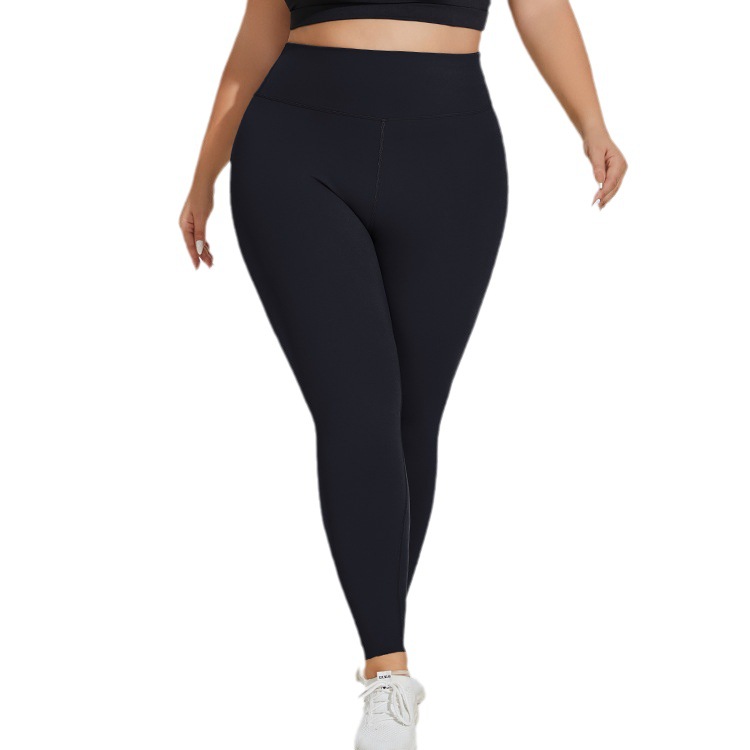 Title 3, Plus Size Yoga Broek Hoge Taille Heup Lift Naad...