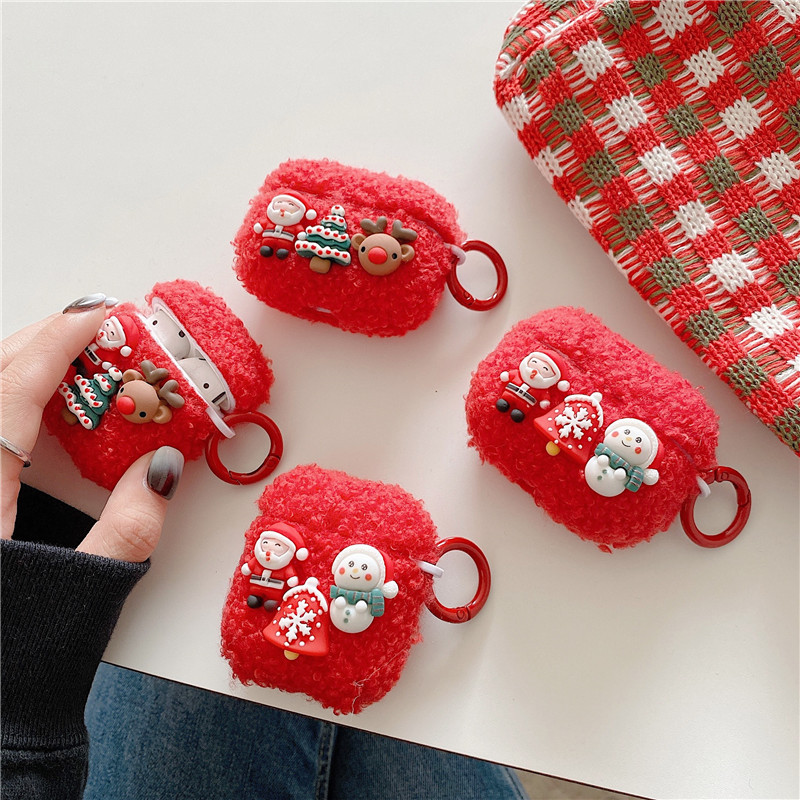 Santa Snowman Earphone Protective Soft Case - Image 2