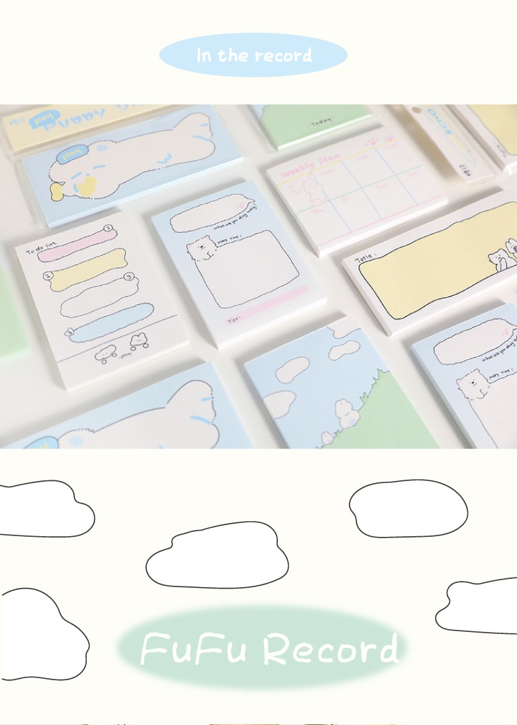 Cute Cartoon Hand Account Collage Message-leaving Sticky Note