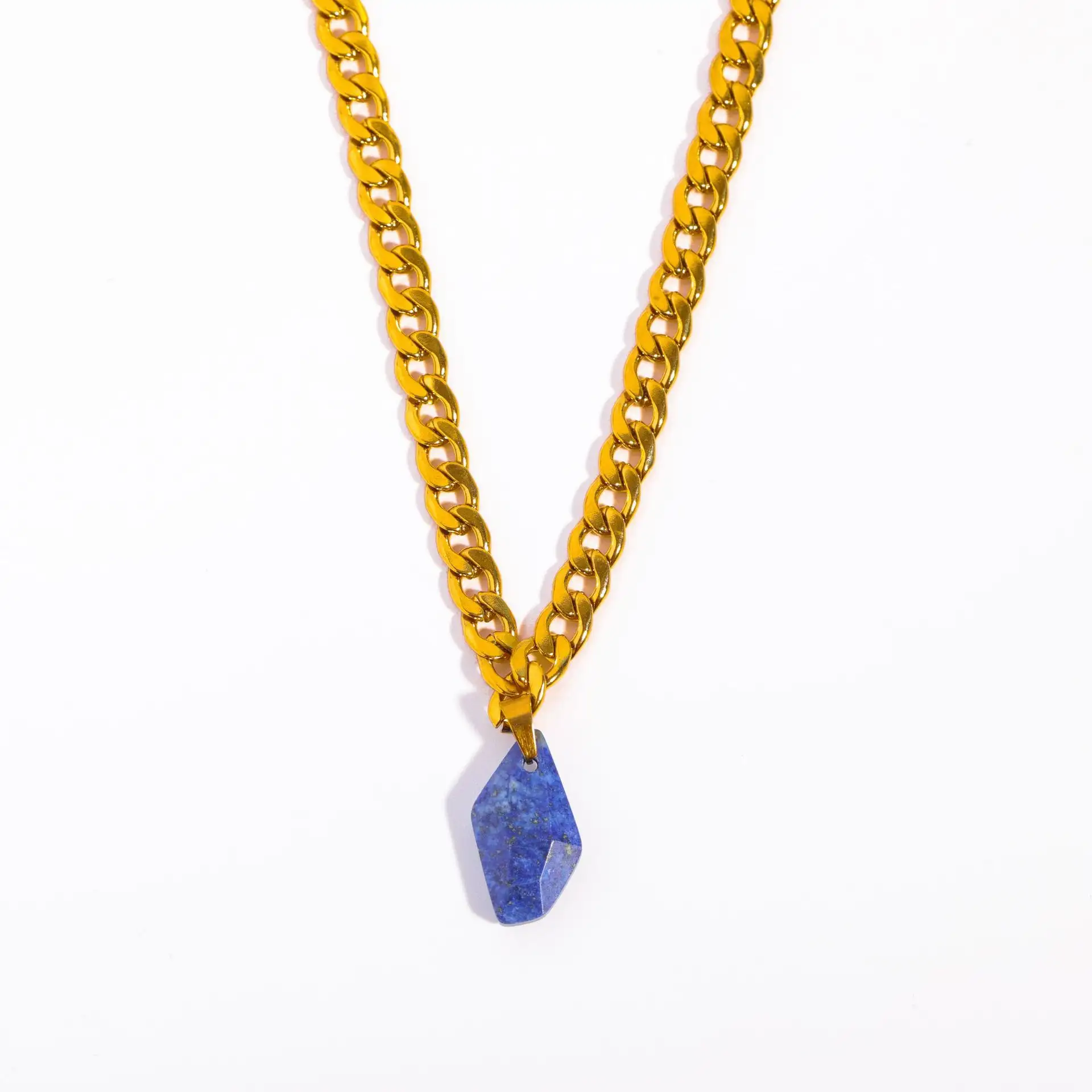 Industry Necklace Pendant Stainless Steel Plated