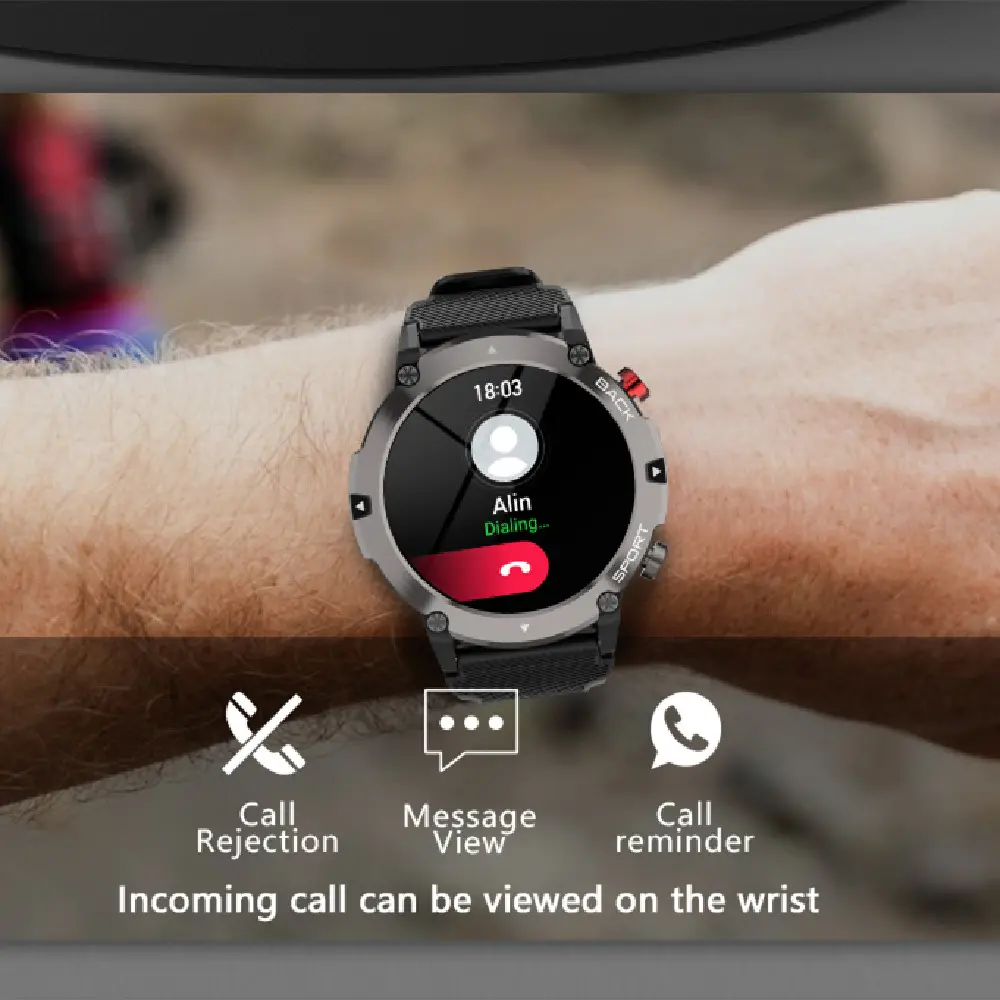 K56PRO Call Smart Watch Display Music Weather