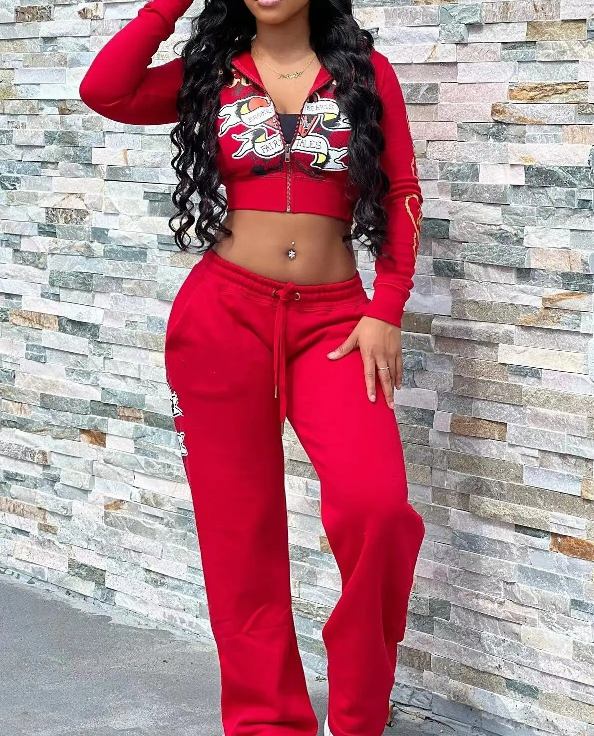 Street Printing 2-piece Set Multicolor