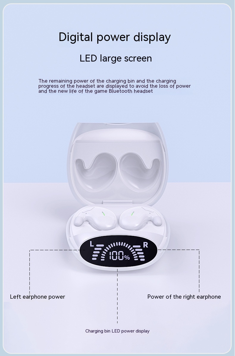 Binaural Bluetooth Headset Wireless Call Noise Reduction