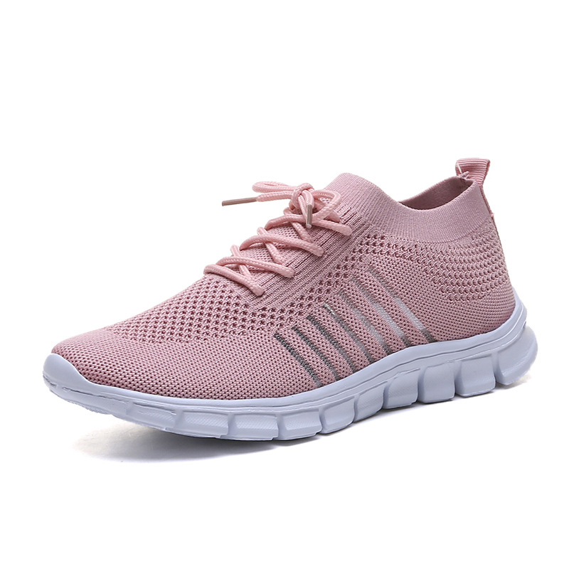 Title 10, Breathable flying woven mesh shoes for superior...