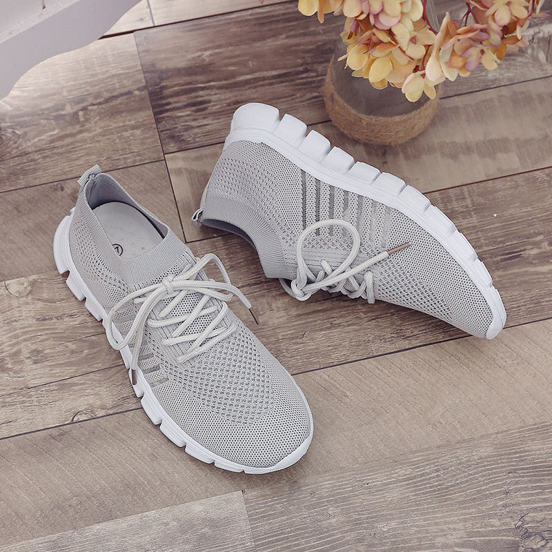 Title 12, Breathable flying woven mesh shoes for superior...