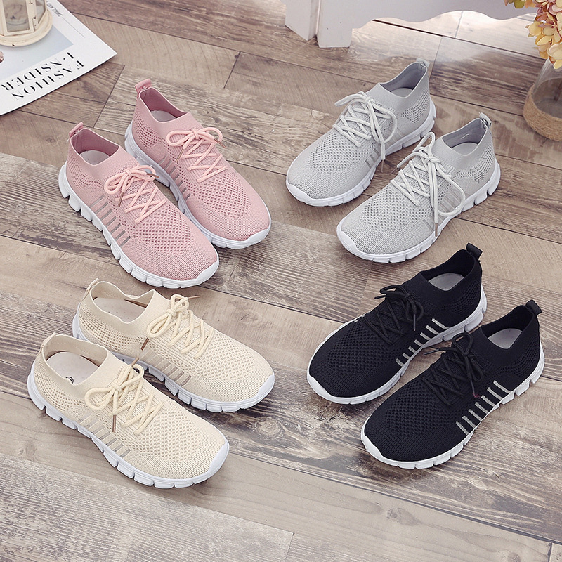 Title 14, Breathable flying woven mesh shoes for superior...