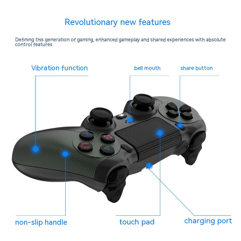 Wireless Blue-tooth Game Handle Six-axis Vibration Body Sensation - Image 5