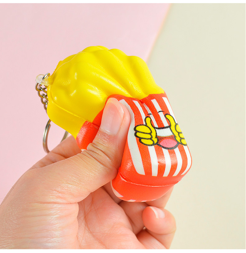 Title 3, Popcorn Keyring Decompression Toy for stress re...