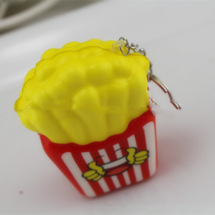 Title 4, Popcorn Keyring Decompression Toy for stress re...