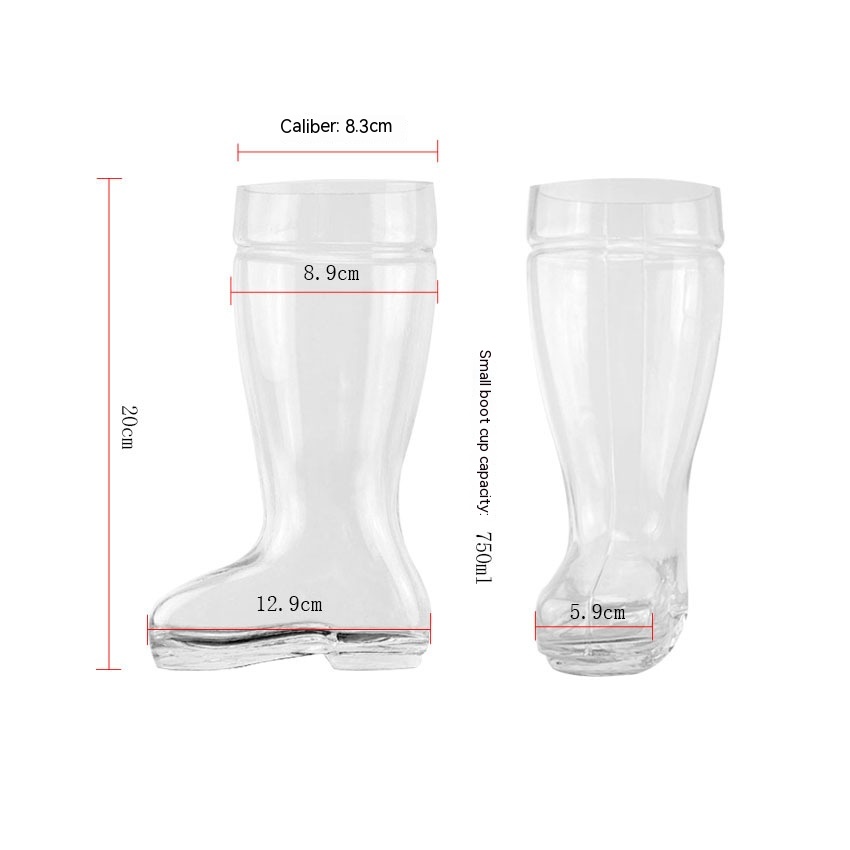 Title 3, 750ml1400ml2450ml Creative Boots Beer Steins