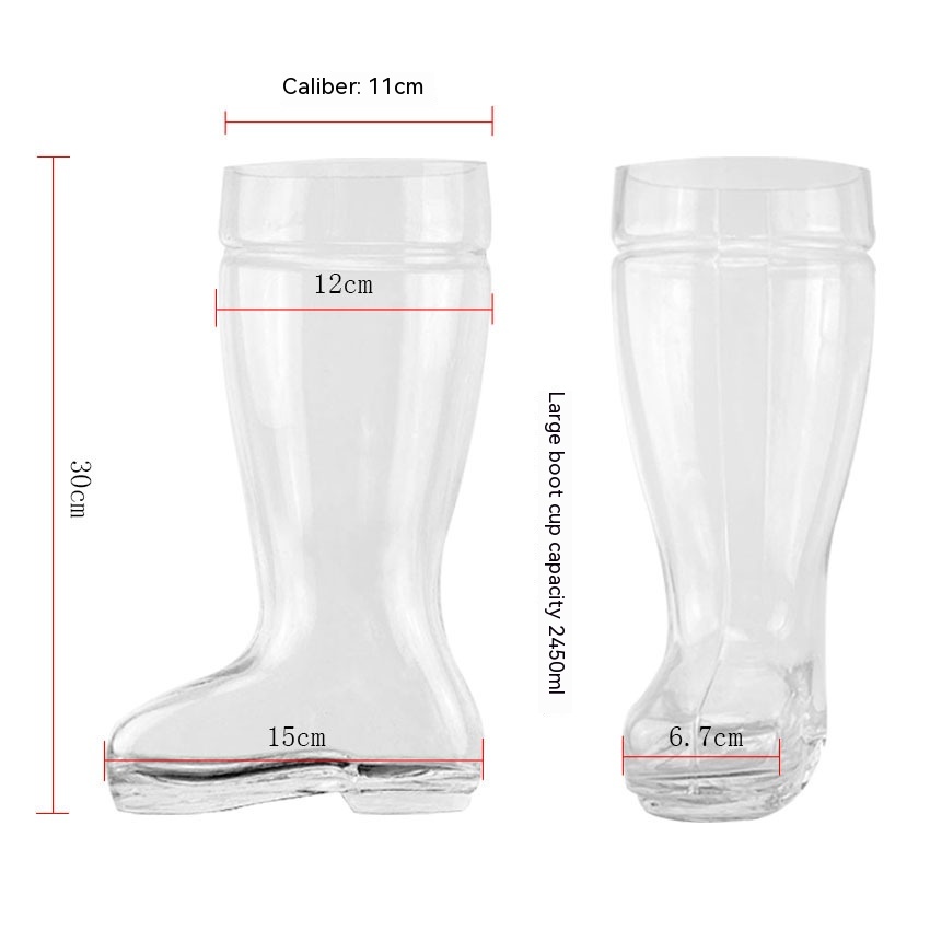 Title 4, 750ml1400ml2450ml Creative Boots Beer Steins