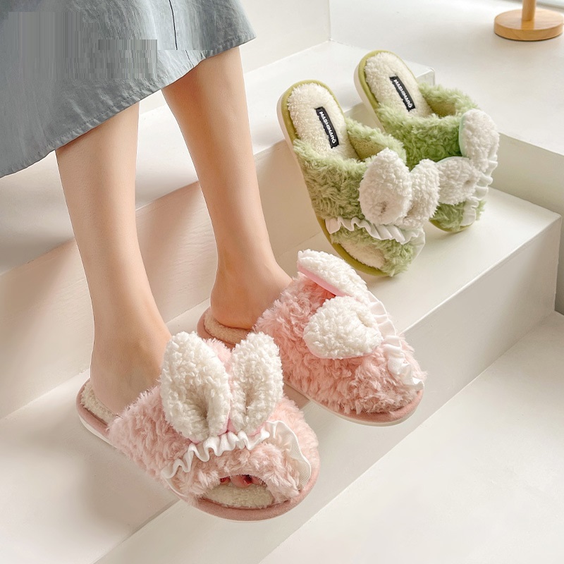Indoor Students Warm-keeping Plush Winter Home Slippers - Image 4