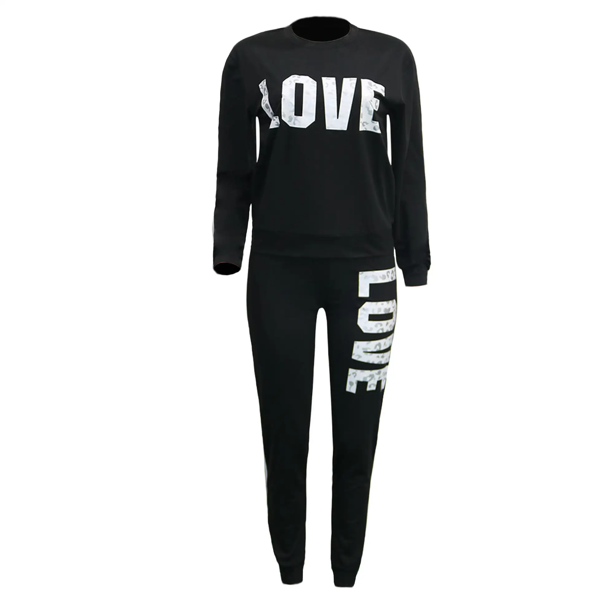 Casual Fashion Letter Printing Sports Suit