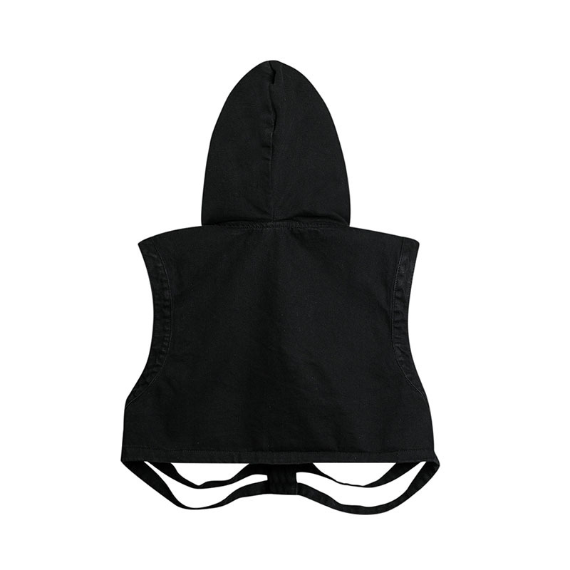 Title 3, Hollow Out Skeleton Personalized Hooded Vest Am...