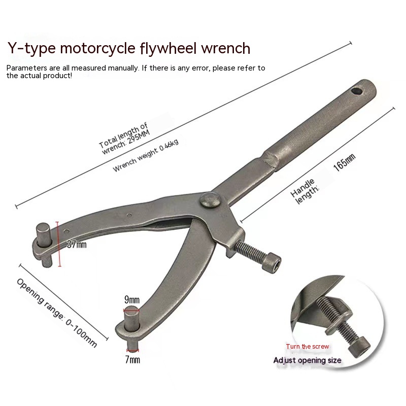 Title 1, Y-type Motorcycle Scooter Flywheel Clamp Wrench