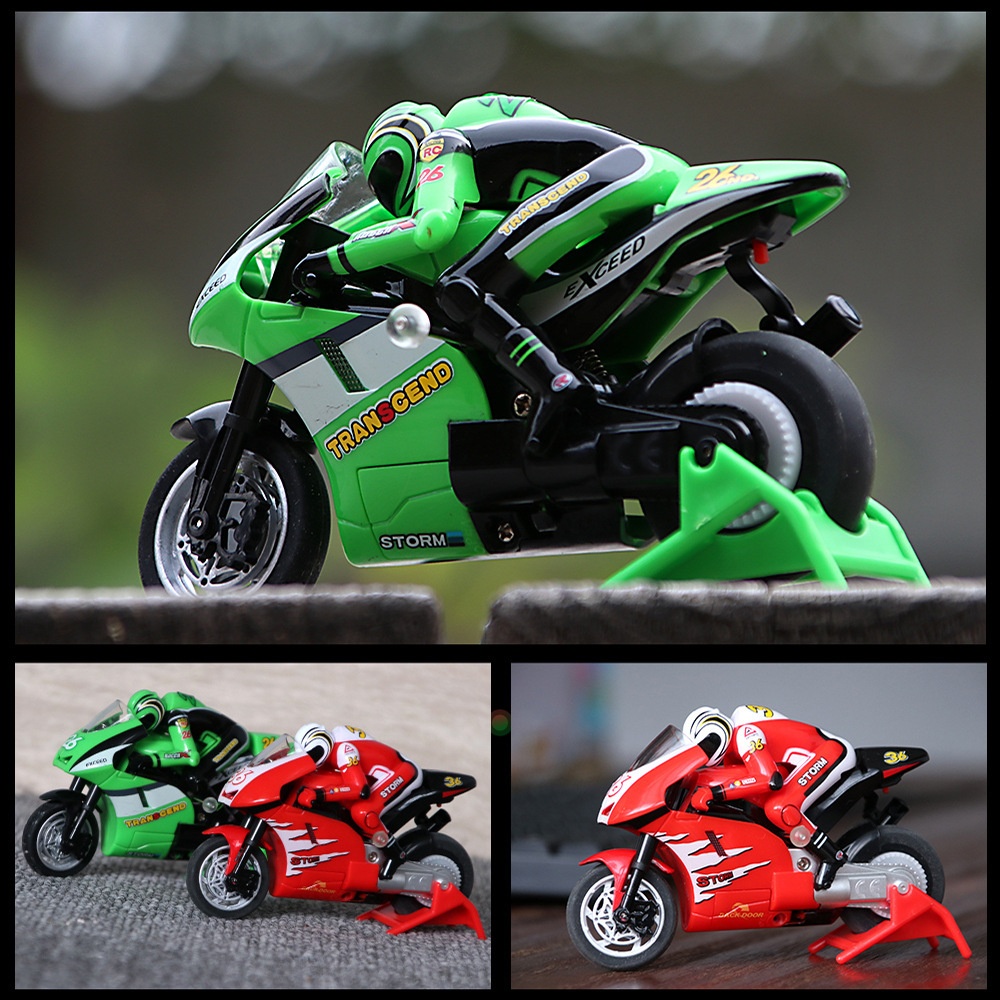 Title 4, Jumping Remote Control Rechargeable Motorcycle Toy