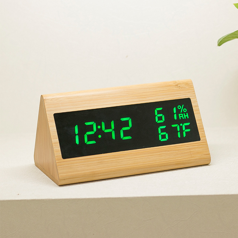 Title 4, Bamboo Products With Mirror Electronic Bedside ...