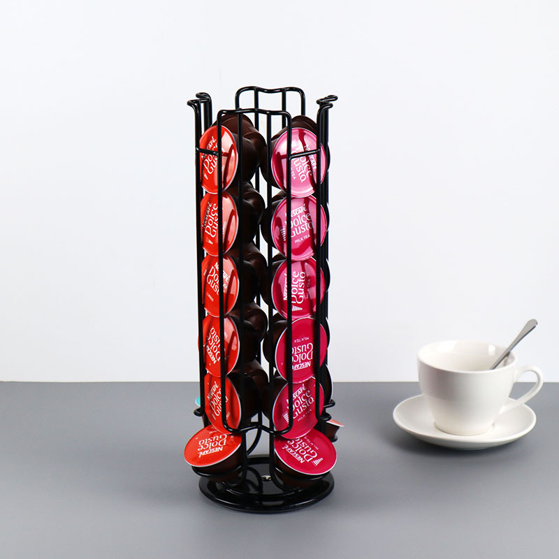 Title 1, Large Capacity Rotatable Coffee Capsule Holder