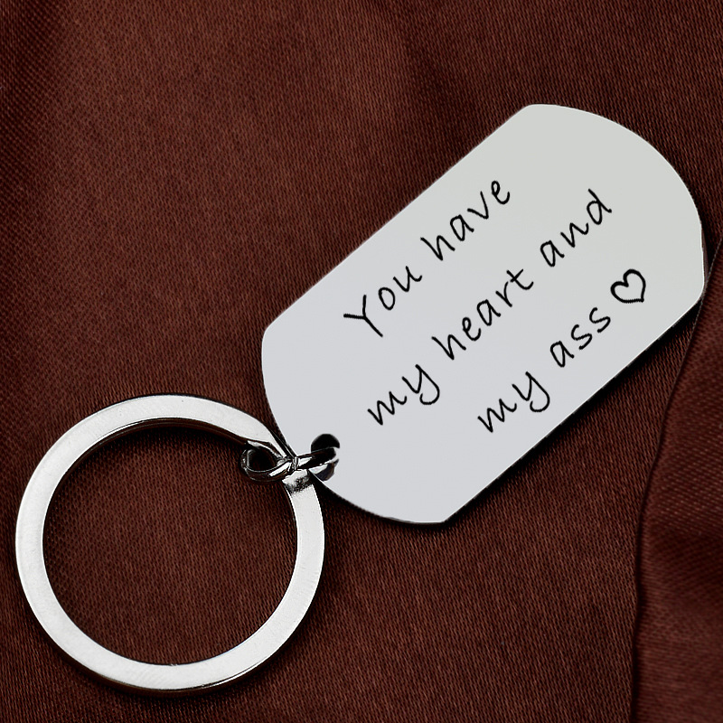 Title 4, Couple Holiday Gift Keychain Wholesale Custom L...