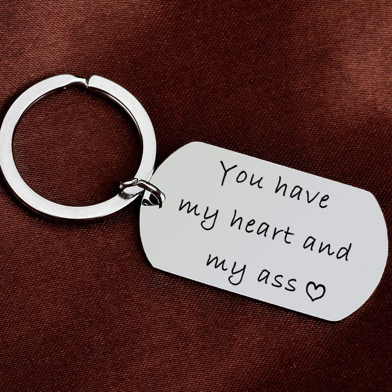 Title 5, Couple Holiday Gift Keychain Wholesale Custom L...