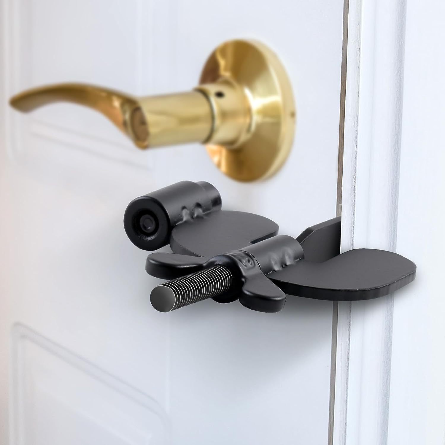 Bloque-porte de voyage portable — Sécurité hôtel en acier moulé 4
