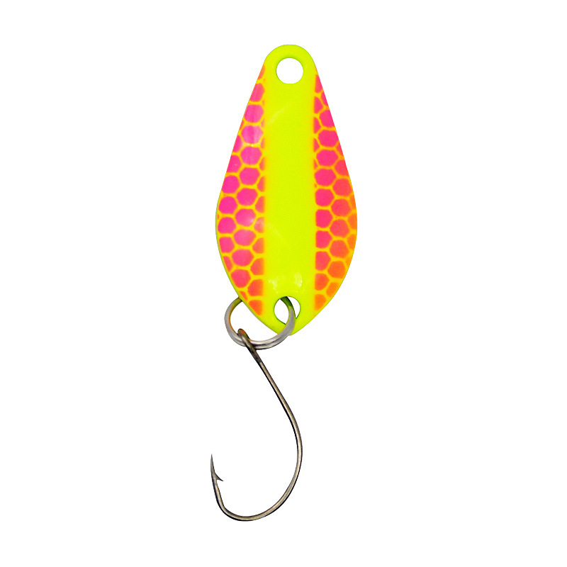 Colorful Sequins Single Hook Lure Topmouth Culter Trout