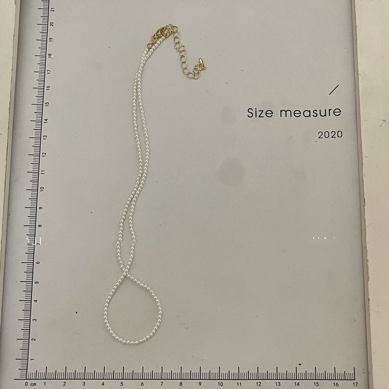 Title 2, Collier minimaliste de perles de riz pour femmes